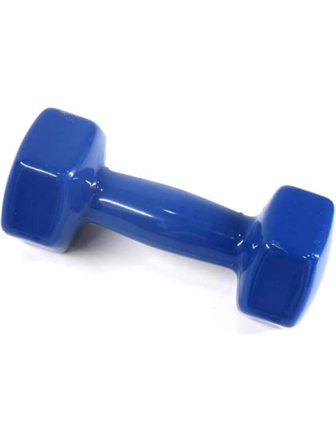 Vinyl Coated Hex Dumbbell Set Of 2 (Multicolor) 1 KG