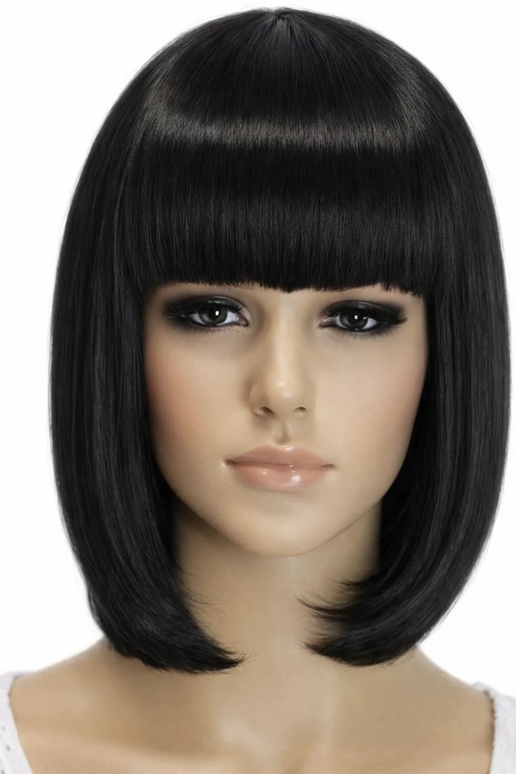 DILLARDS Short Curly Wig Black for Women