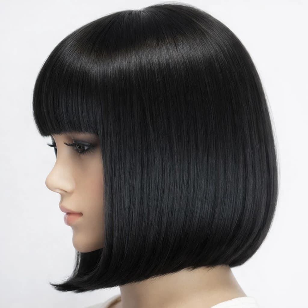 DILLARDS Short Curly Wig Black for Women