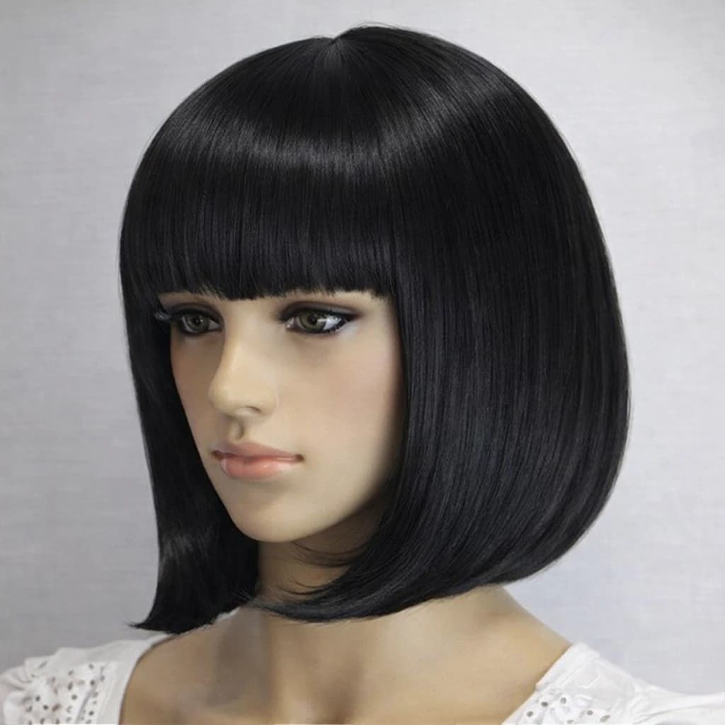 DILLARDS Short Curly Wig Black for Women