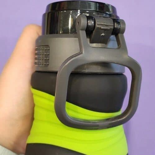 Water Bottle with Leak Proof Straw Fitness Sports Water Bottle with Handle 
