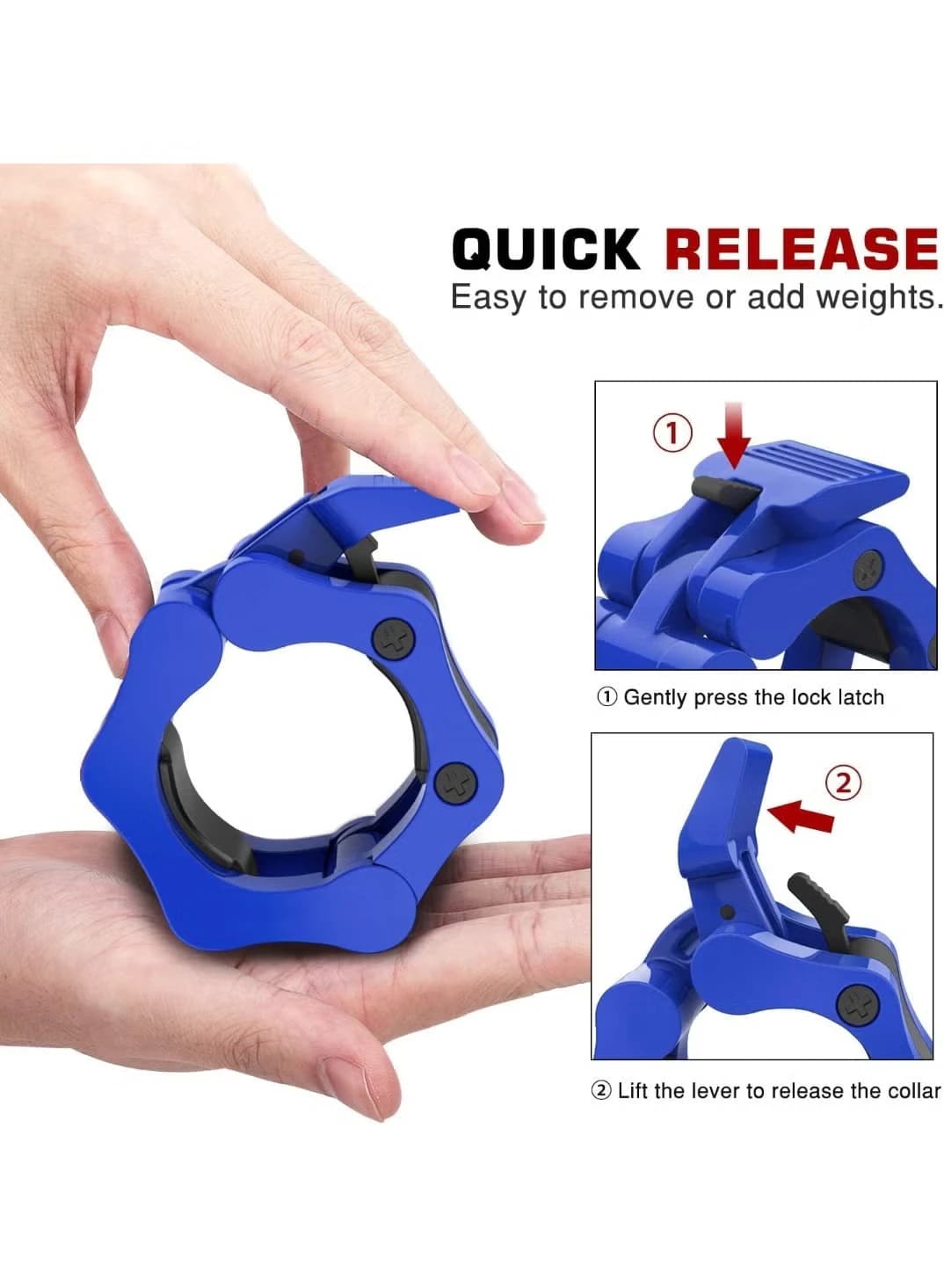 Weight locking mechanism – Strong, non-slip lock – Complete safety for gyms