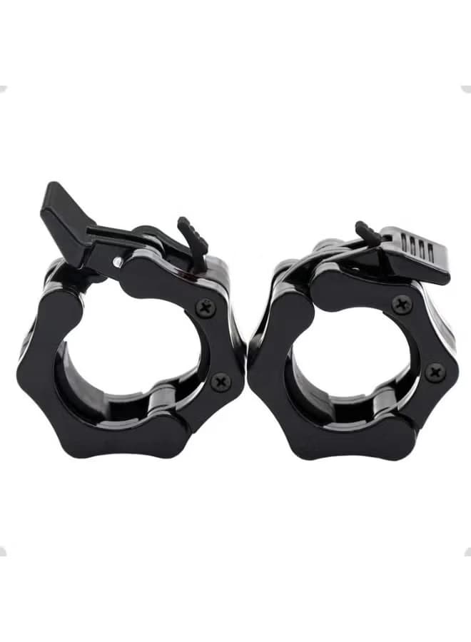 Olympic Barbell Collars - 2 Inch (Black)