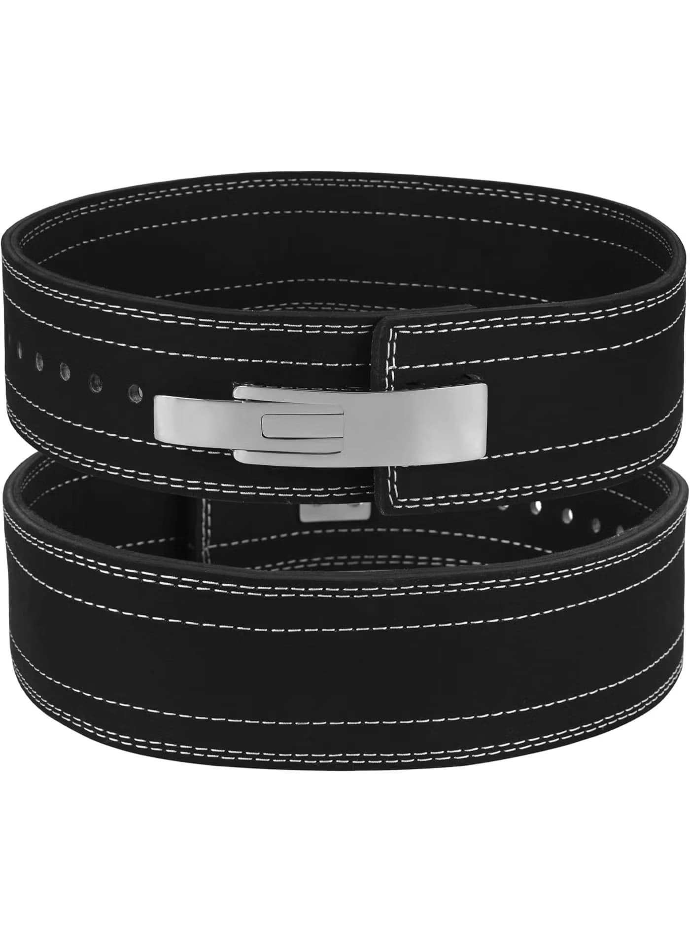Weightlifting Belt for Men and Women 10mm Thick Leather IPF Weight Lifting Belt 