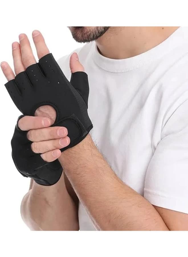 Workout Gloves - Weight Lifting Gloves for Men and Women, Breathable Half Finger