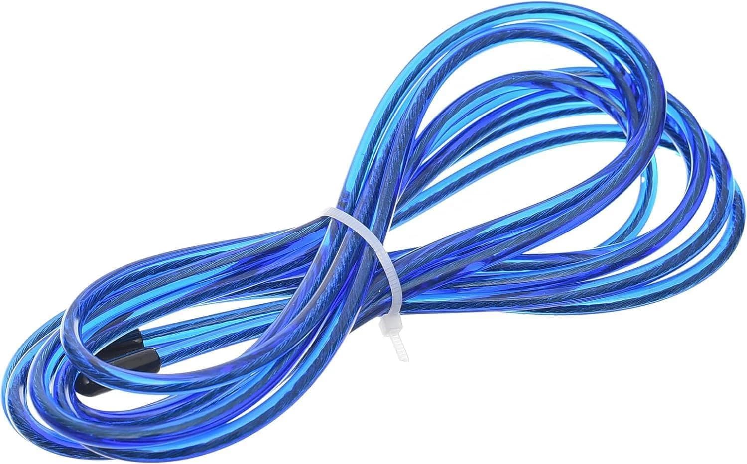 Workout with Counter, Adjustable Calorie Counter, Tangle-Free Speed Jump Rope 