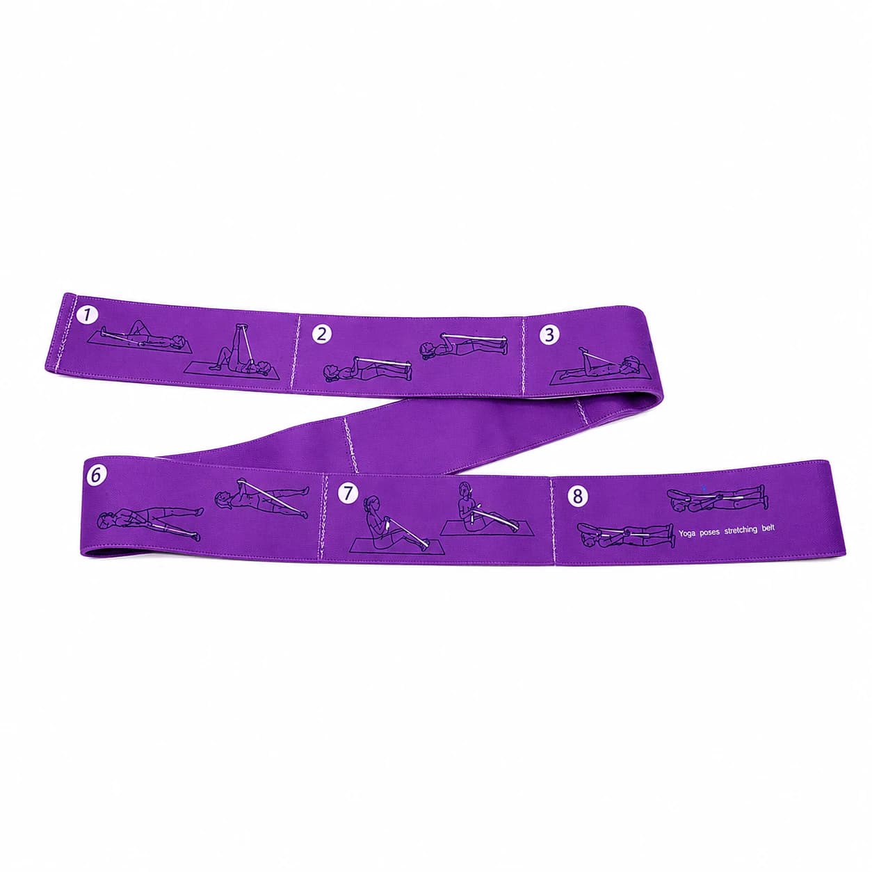 Yoga and Ballet Stretch Resistance Elastic Band ( Color may vary )