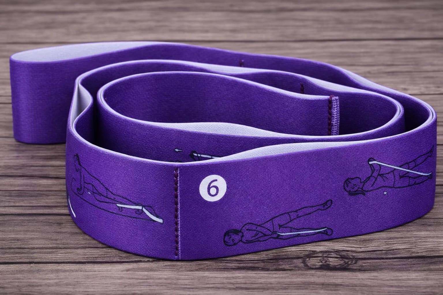 Yoga Ballet Stretch Band Numbered Elastic Band (Multicolor) ( Color may vary )