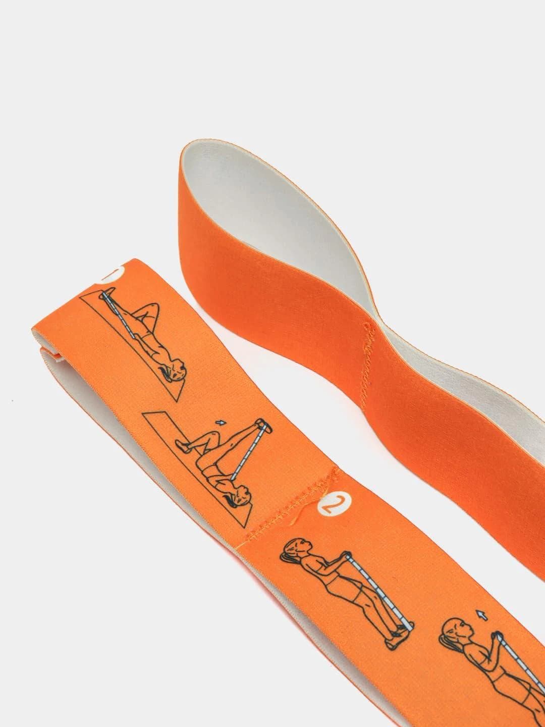 Yoga Ballet Stretch Band Numbered Elastic Band (Multicolor) ( Color may vary )
