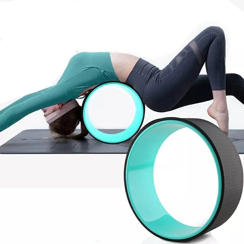 Yoga rings, Pilates, waist sculpting, bodybuilding, exercise, yoga wheel