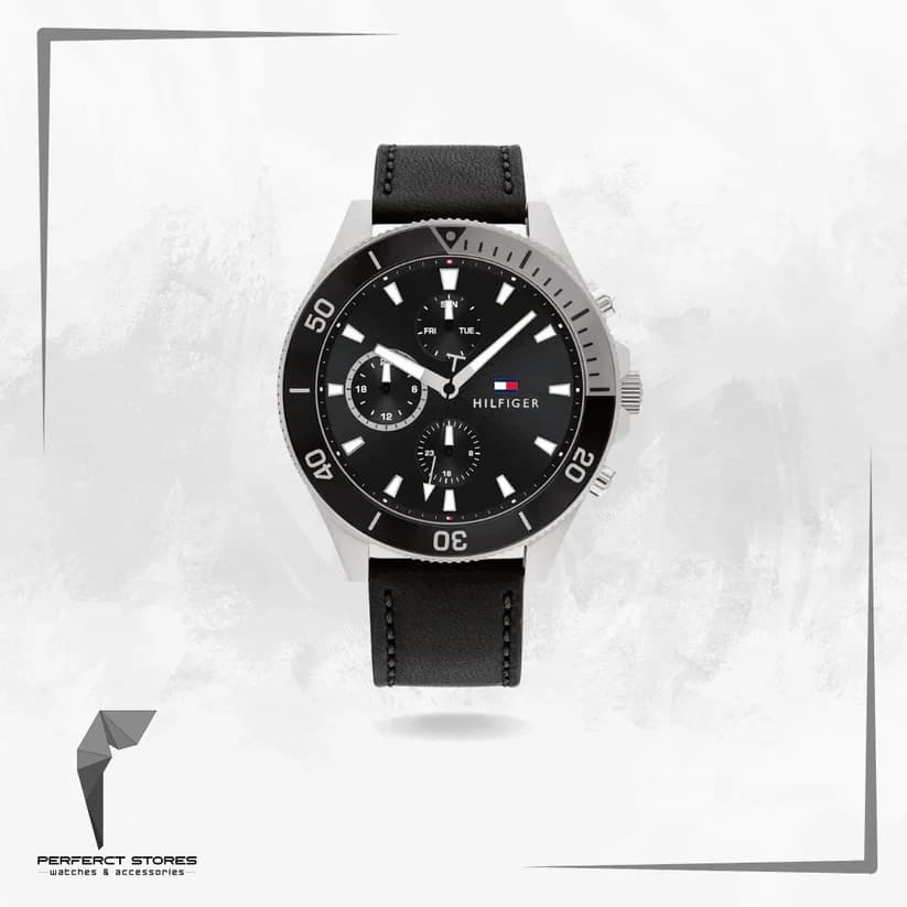Tommy Hilfiger Men Black Dial Watch - 1791984 - Original