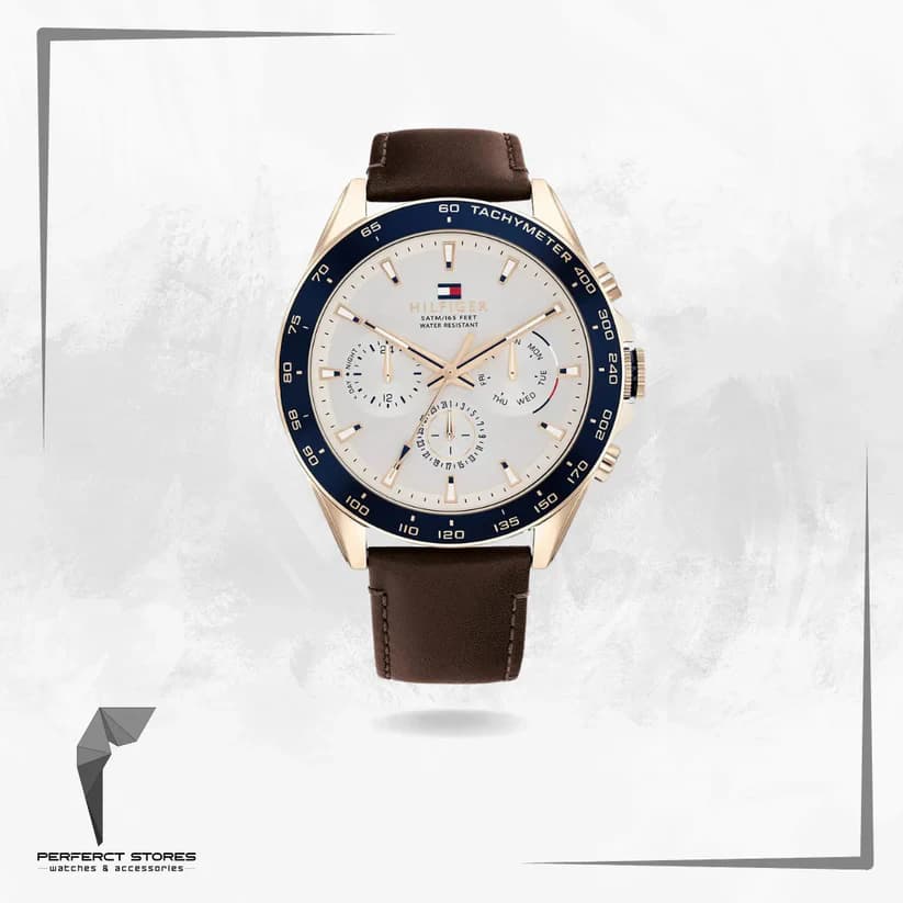 TOMMY HILFIGER Men's White Dial Watch - 1791966 - Original