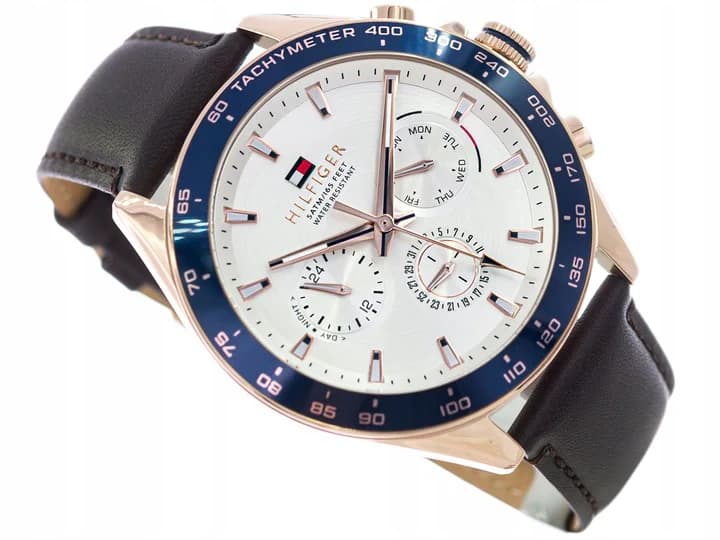 TOMMY HILFIGER Men's White Dial Watch - 1791966 - Original
