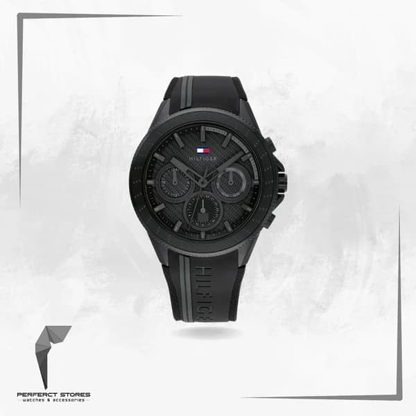 TOMMY HILFIGER Men's Aiden Black Dial Watch - 1791861 - original