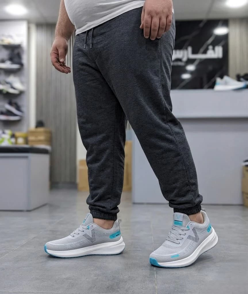 Men's custom-sized athletic shoes
