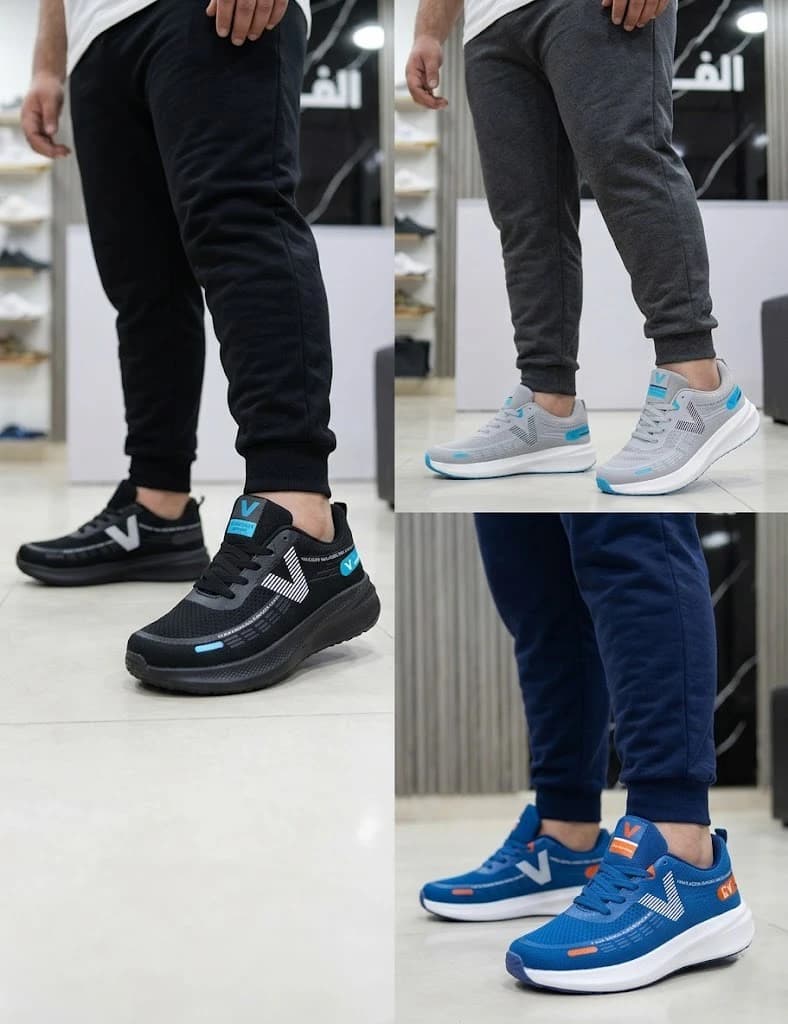 Men's custom-sized athletic shoes