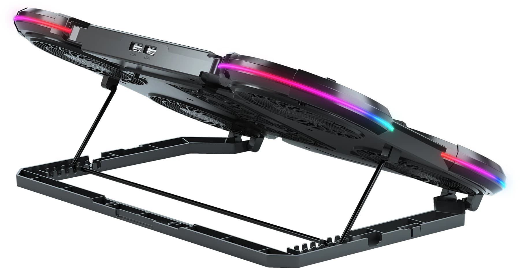 Cooler Laptop St ICE08 with 6 high-performance fans, and RGB lighting