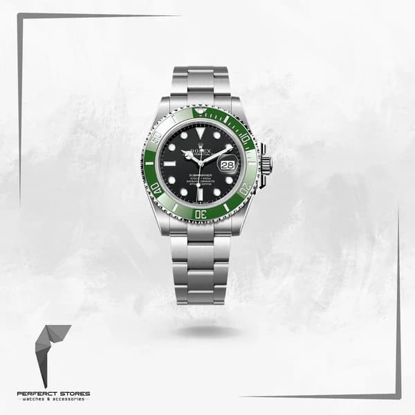 Rolex Submariner Starbucks Green Bezel Stainless Steel Watch - Master Copy
