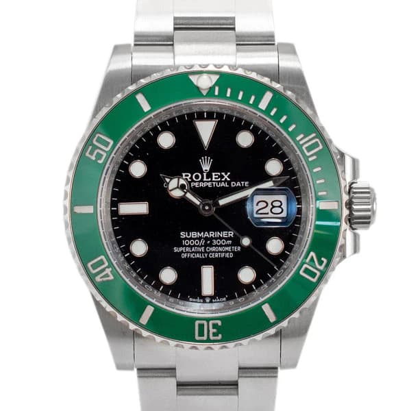 Rolex Submariner Starbucks Green Bezel Stainless Steel Watch - Master Copy