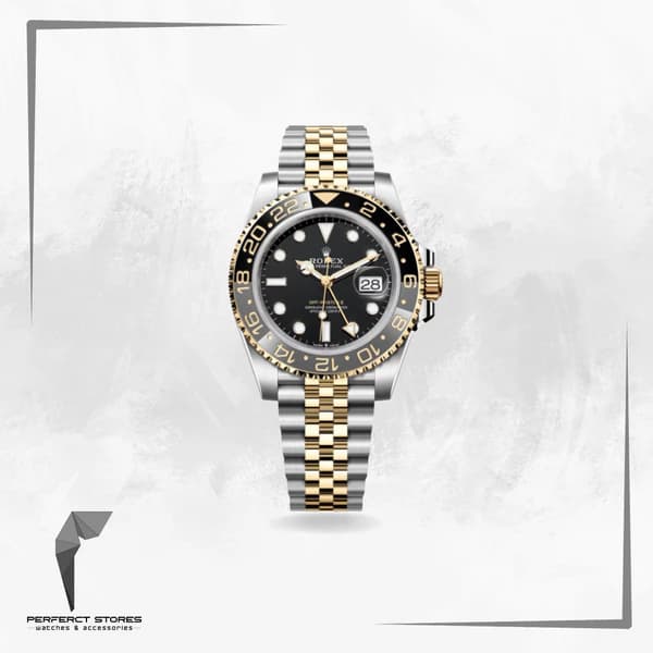 Rolex GMT Master Yellow Gold Jubilee Black Dial 2024 - Master Copy