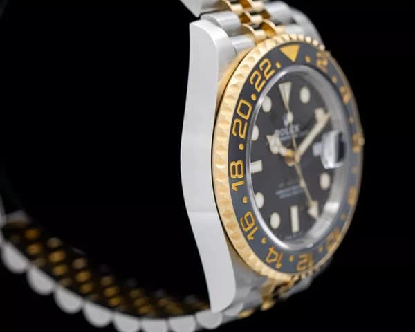 Rolex GMT Master Yellow Gold Jubilee Black Dial 2024 - Master Copy