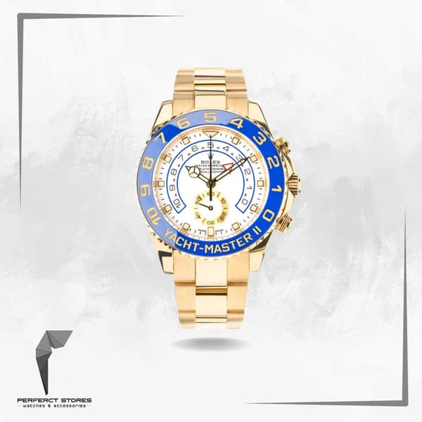 Rolex Yacht-Master II Yellow Gold White Dial - Master Copy