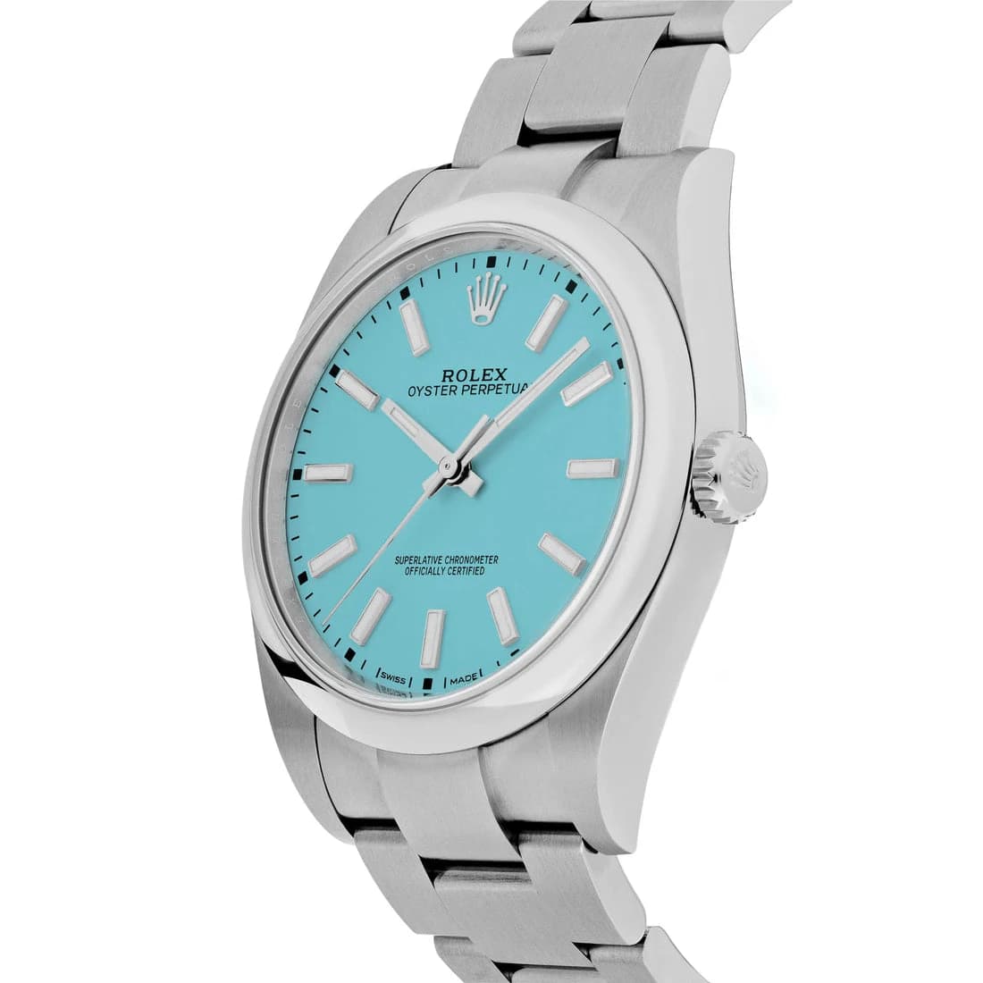 Rolex Oyster Perpetual Tiffany Blue Dial - Master Copy