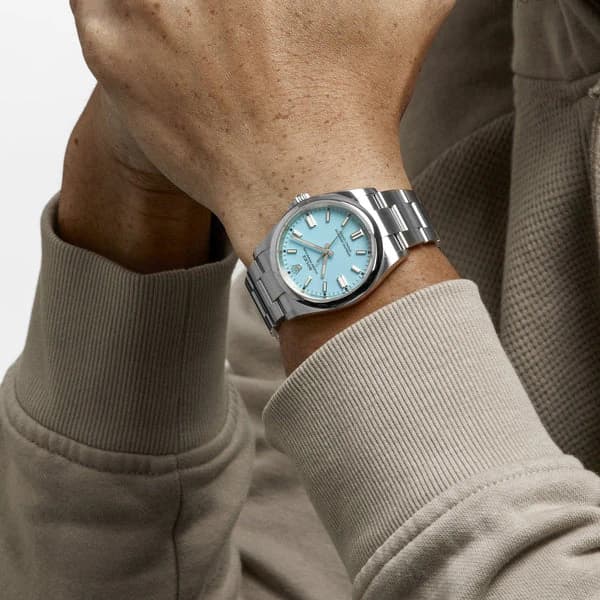 Rolex Oyster Perpetual Tiffany Blue Dial - Master Copy
