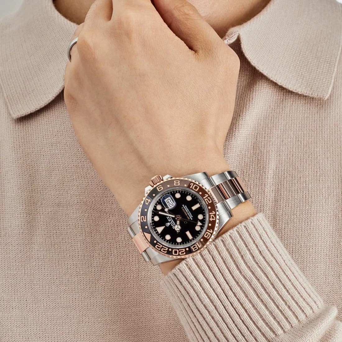 Rolex GMT-Master II Root Beer Black Dial - Master Copy