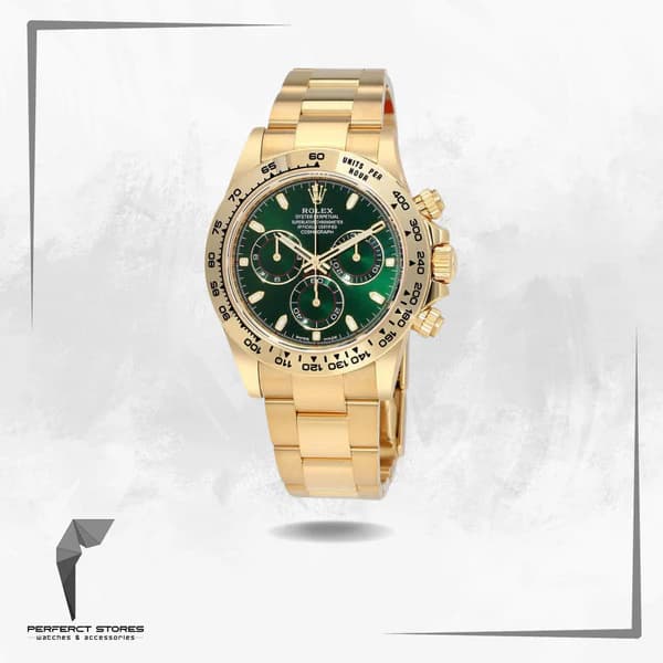 Rolex Daytona John Mayer Yellow Gold Green Dial - Master Copy