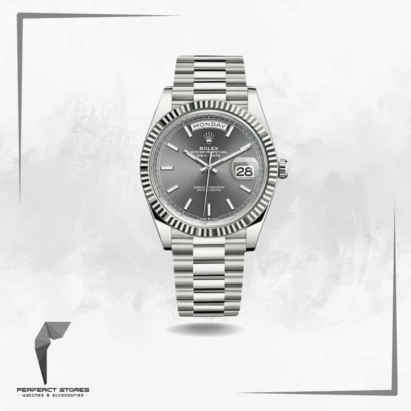Rolex Day-Date Slate Rhodium Grey Dial - Master Copy
