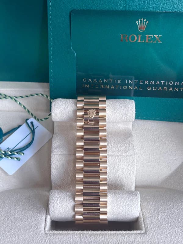 Rolex Day Date President Rose Gold Olive Dial - Master Copy