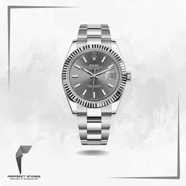 Rolex Datejust 41 Oyster Bracelet Grey Dial - Master Copy