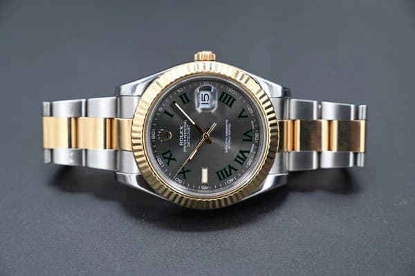 Rolex Datejust 41mm Gray Wimbledon Dial Two-Tone - Master Copy