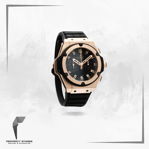 Hublot Watch Big Bang Rose gold Black Rubber Strap 44mm - Master Copy