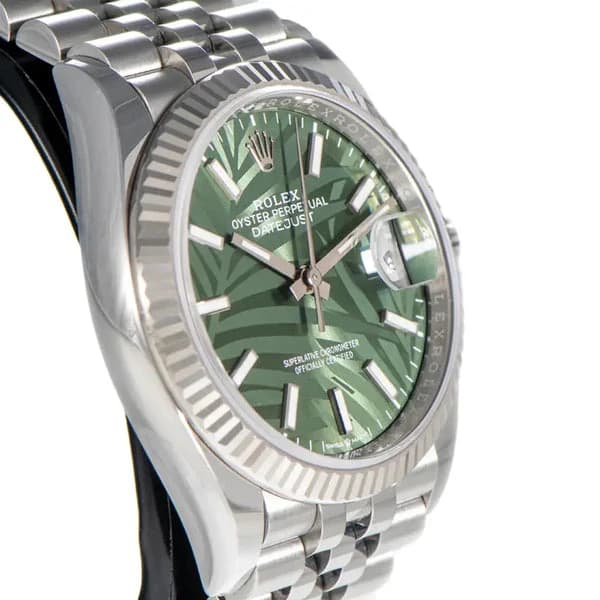 Rolex Datejust Palm Green Dial - Master Copy