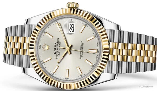 Rolex Datejust Silver Dial Two-Tone - Master Copy