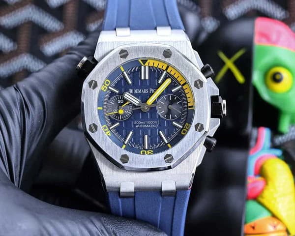 Audemars Piguet Royal Oak Chronograph Blue Dial - Master Copy