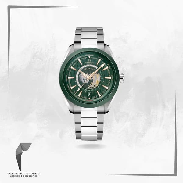 Omega Seamaster Aqua Terra Worldtimer - Green Dial - Master Copy