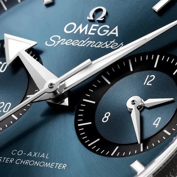 Omega Speedmaster ’57 Blue Dial Leather - Master Copy
