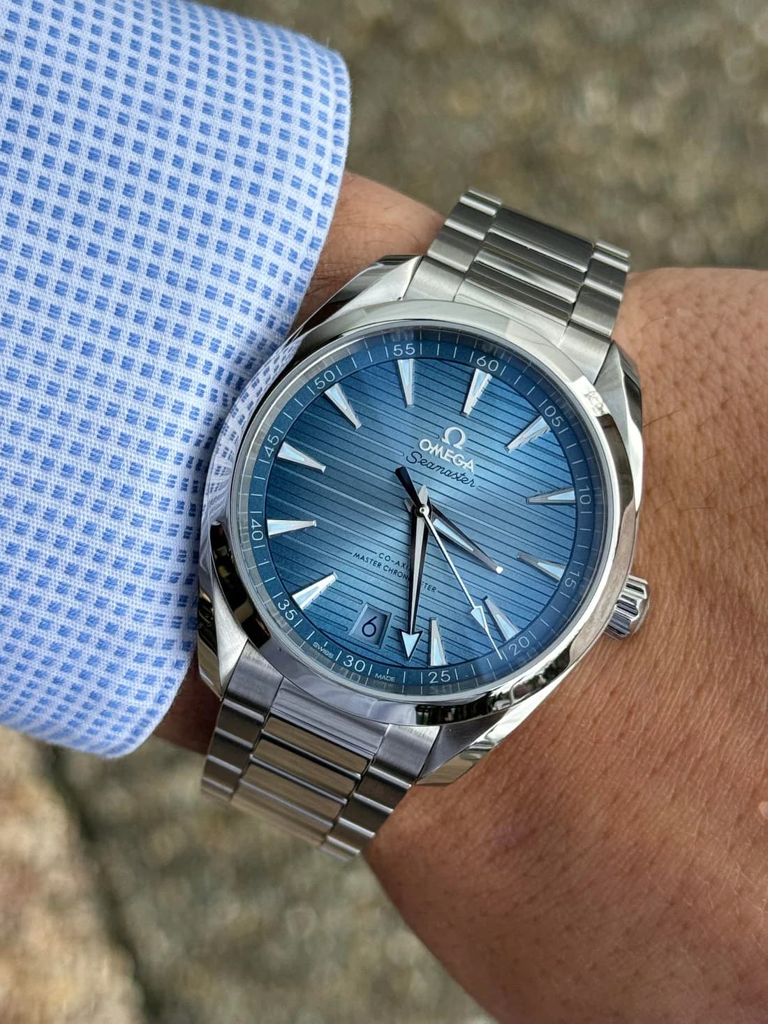 Omega Seamaster Aqua Terra Summer Blue - Master Copy