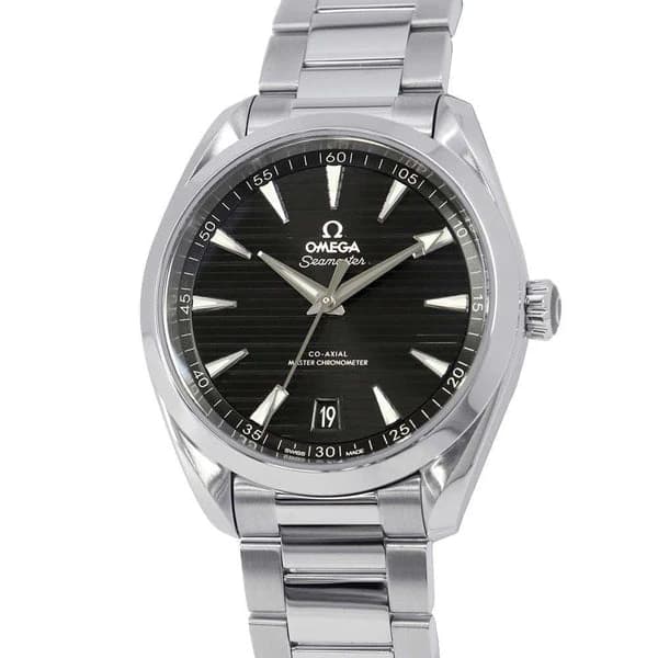 Omega Seamaster Aqua Terra Steel Mens Watch black dial - Master Copy