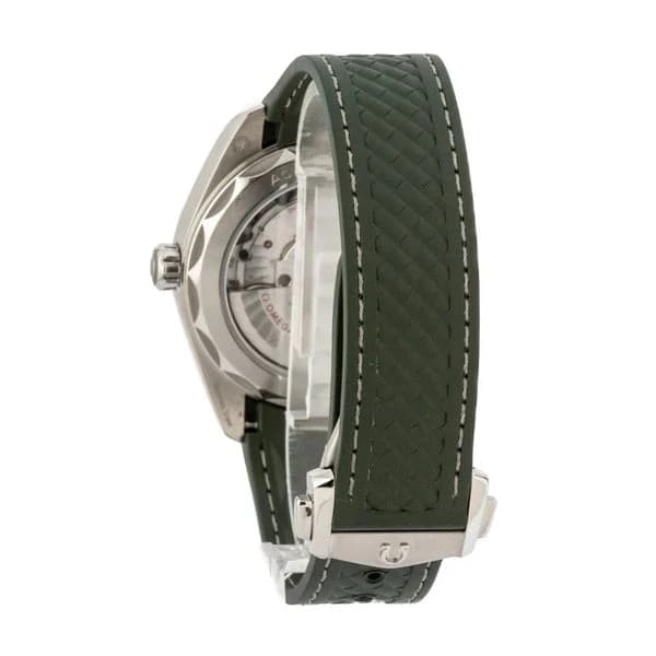 Omega Seamaster Aqua Terra Worldtimer Green Rubber - Master Copy