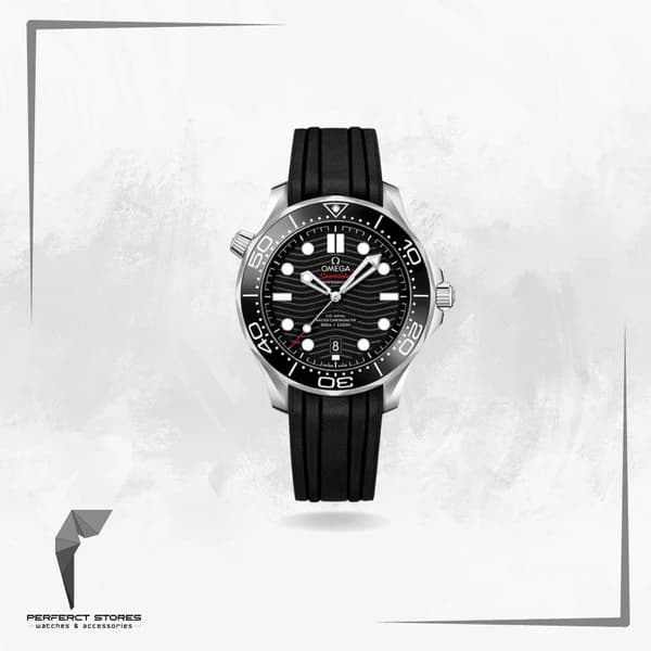 Omega Seamaster Diver 300M Black Rubber - Master Copy
