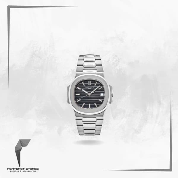 patek philippe nautilus black dial - Master Copy