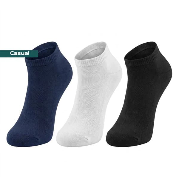 Leazus Cotton Ankle Socks – 3 Pack