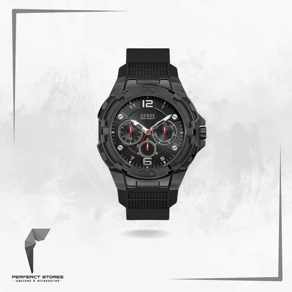 GUESS Men's Rubber Analog Watch W1254G2 - Original