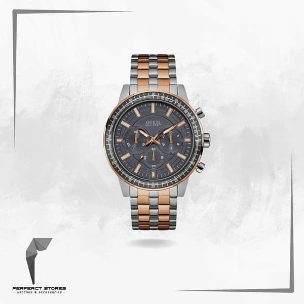 GUESS men Water Resistant Chronograph Watch W0801G2 - Original