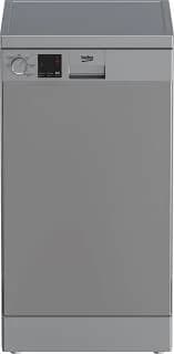Beko DVS05020S Dishwasher, 45 cm, 10 Persons, LED Display - Silver