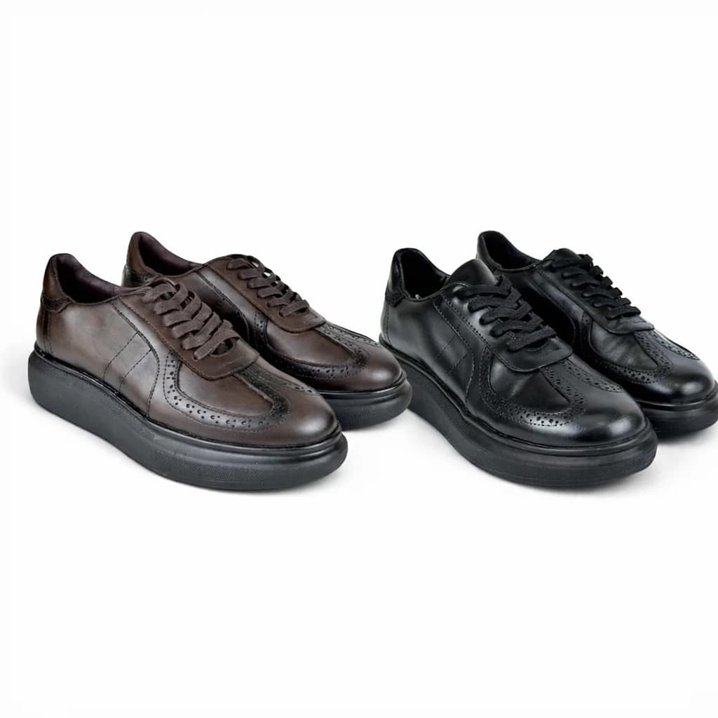 Chunk Max | Leather Sneaker